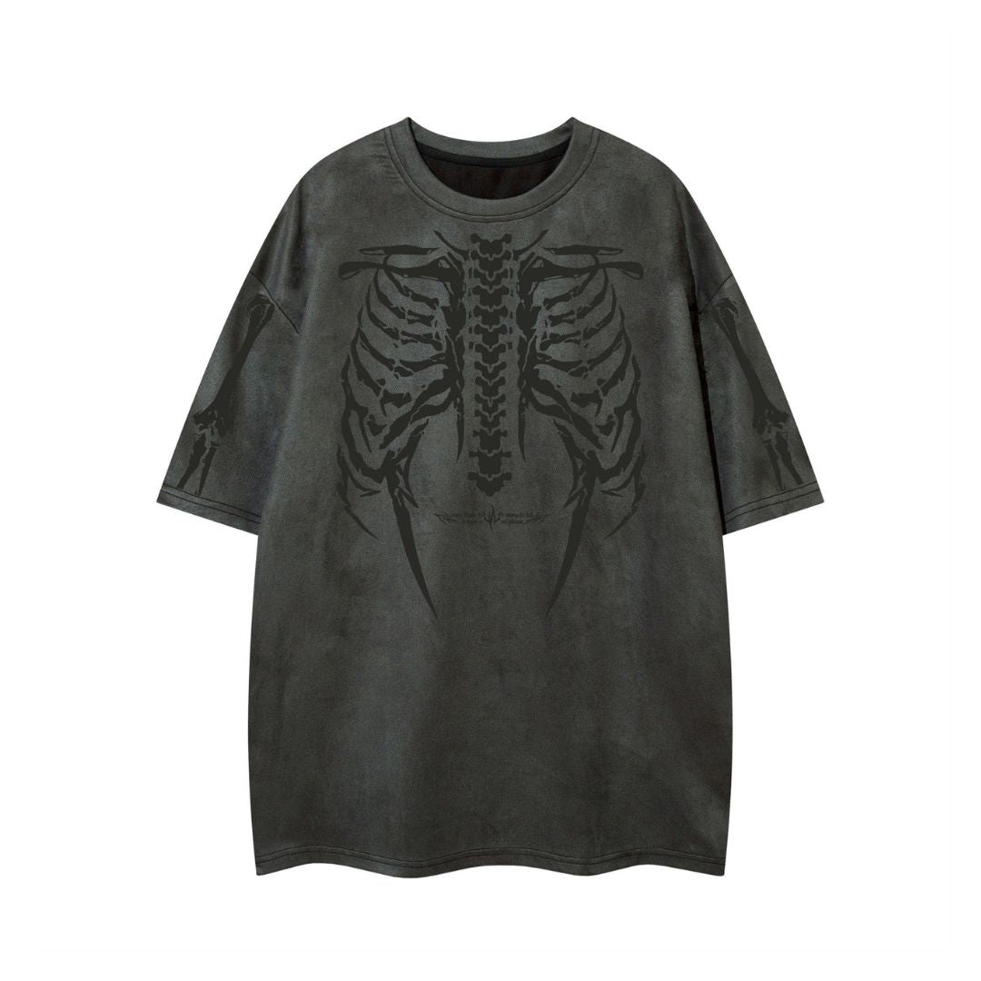 Relic Skeleton Print T-shirt - h0neybear