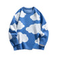 Sky Dream Knitted Sweater - h0neybear