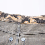Star Patched Camo Baggy Jeans