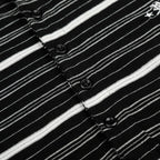 Mono Stripe Henley Long Sleeve