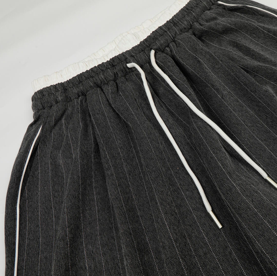 Varsity Pinstripe Track Pants