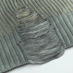 Faded Ribbed Knit Sweater - h0neybear