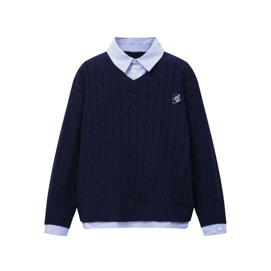 Varsity Prep Layered Sweater