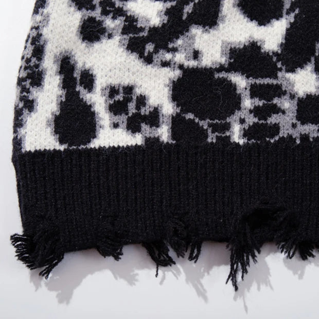 Grim Fragment Cardigan Sweater