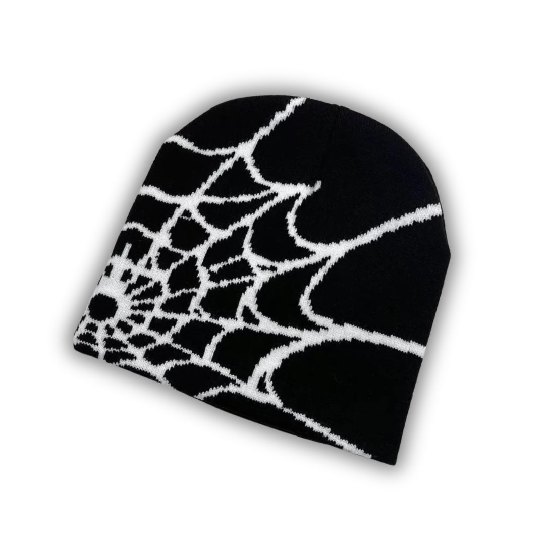 Spider Web Knit Beanie
