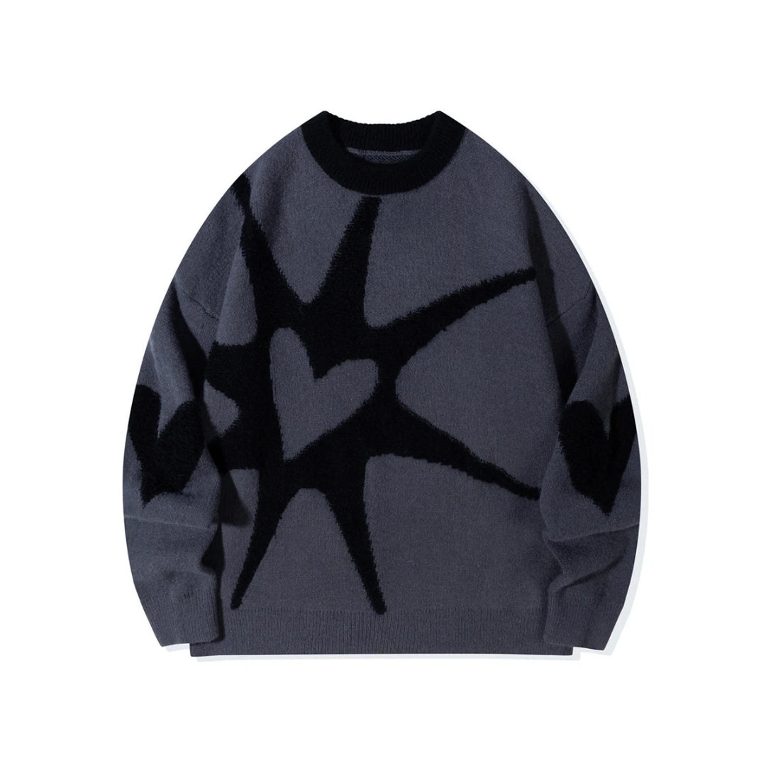 Void Heart Crew Knit Sweater