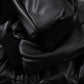 Stealth Style Hooded Leather Jacket