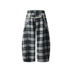 The Nomad Plaid Wide-Legs Pants