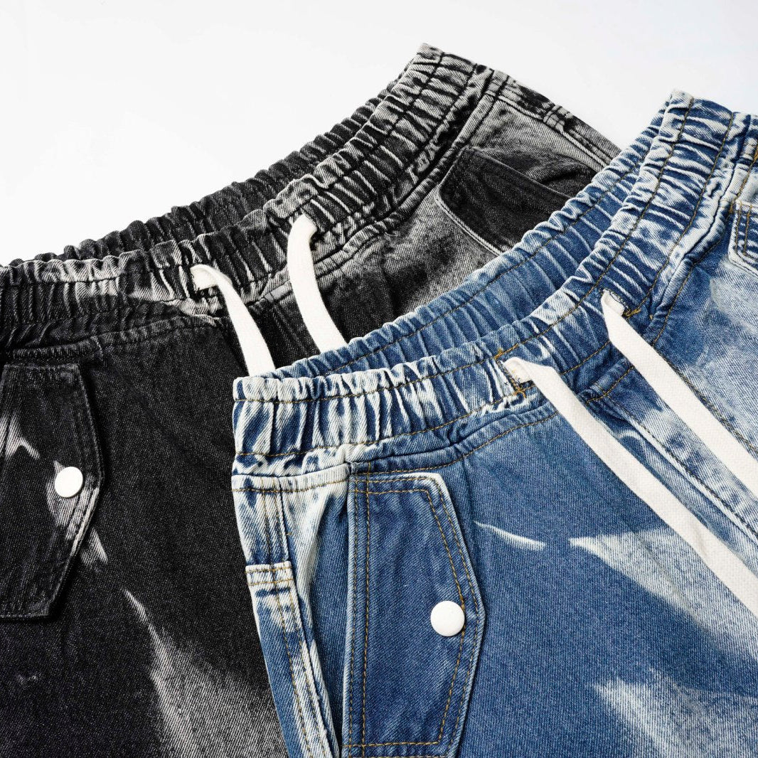 Bleach Splatter Cargo Shorts