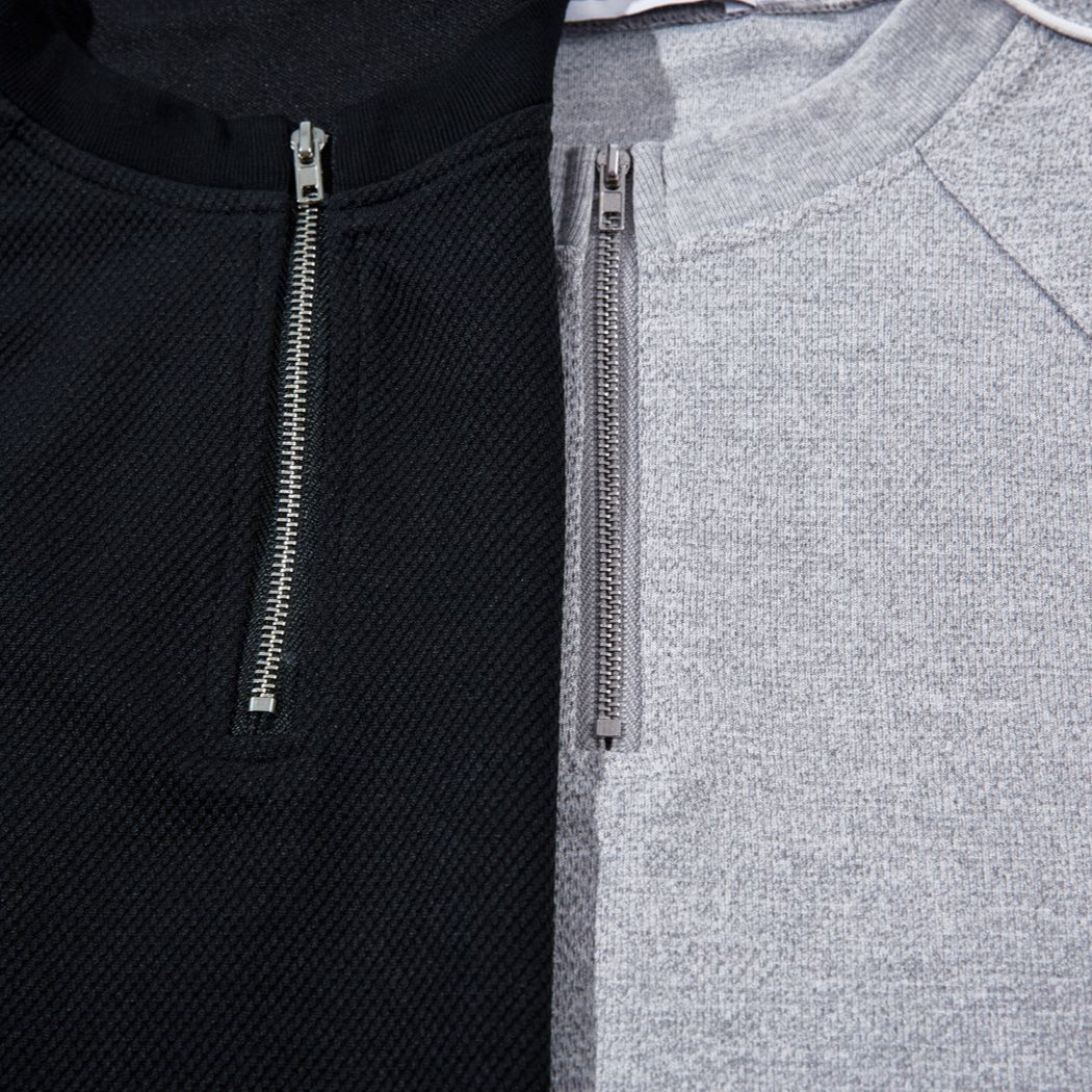 Piped Quarter-Zip Jersey - h0neybear aka honey bear or honeybear