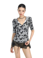 Shadow Camo Hooded Top