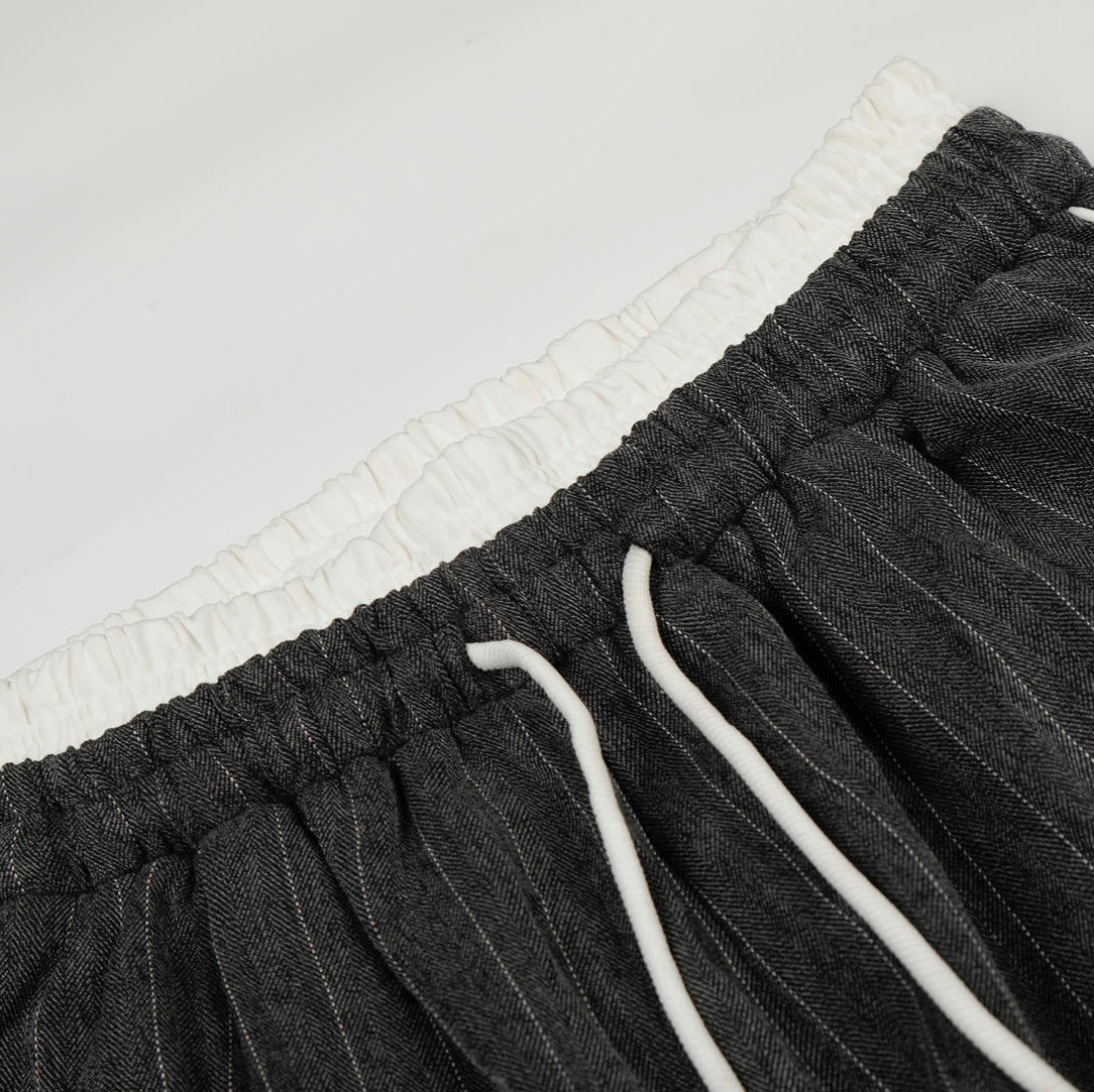 Varsity Pinstripe Track Pants