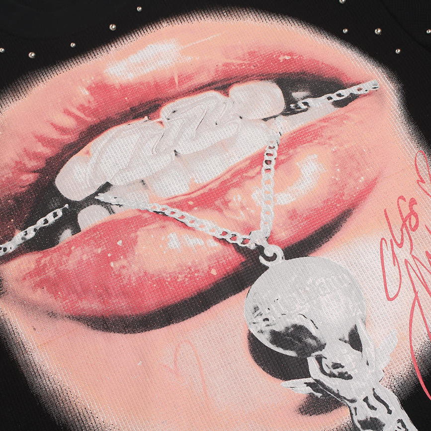 Venom Kiss Studded Tee