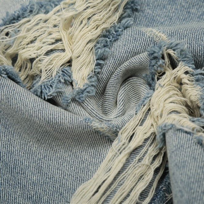 Ravage Ripped Denim Shorts - h0neybear