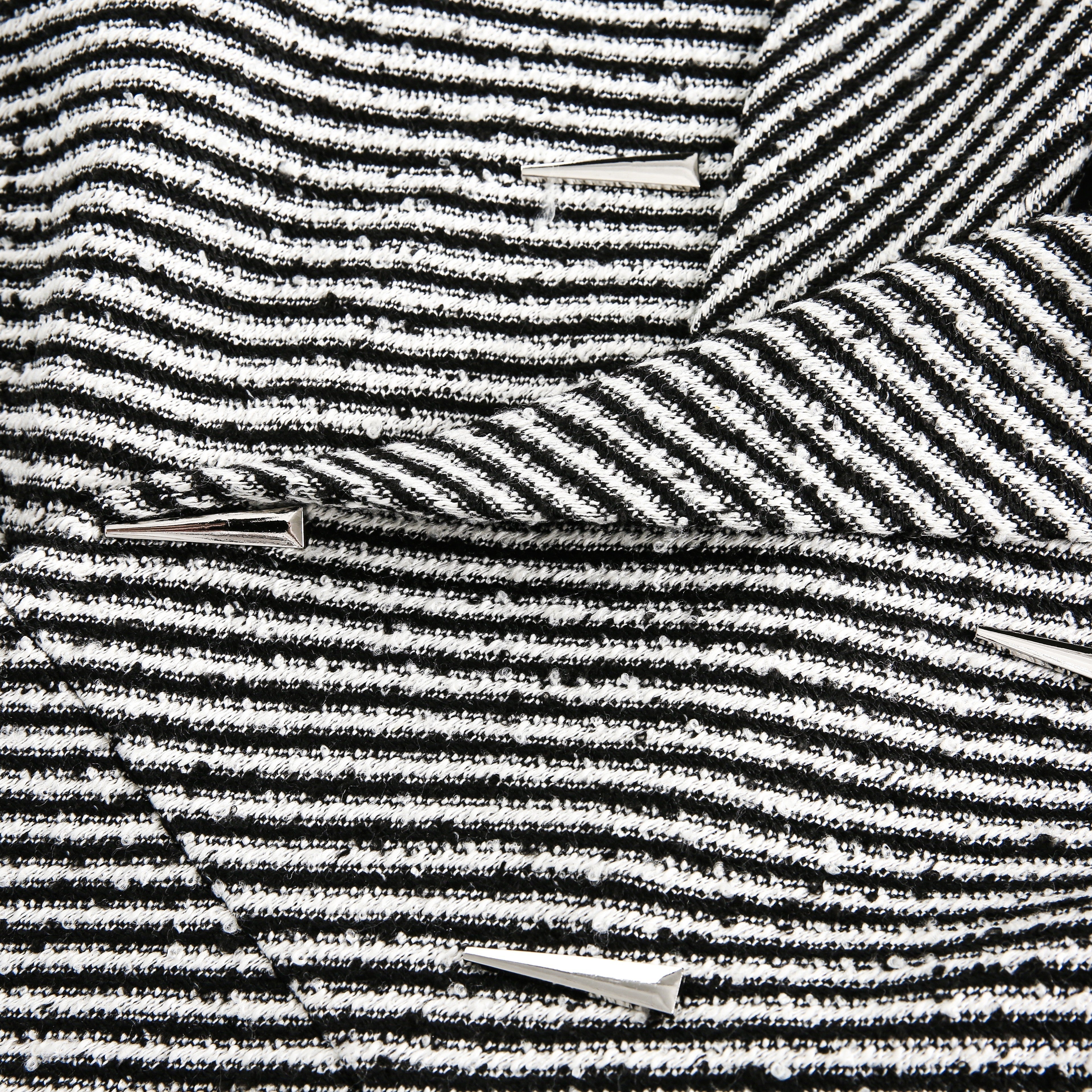 Herringbone Oversized Wool Coat