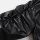 Stealth Style Hooded Leather Jacket