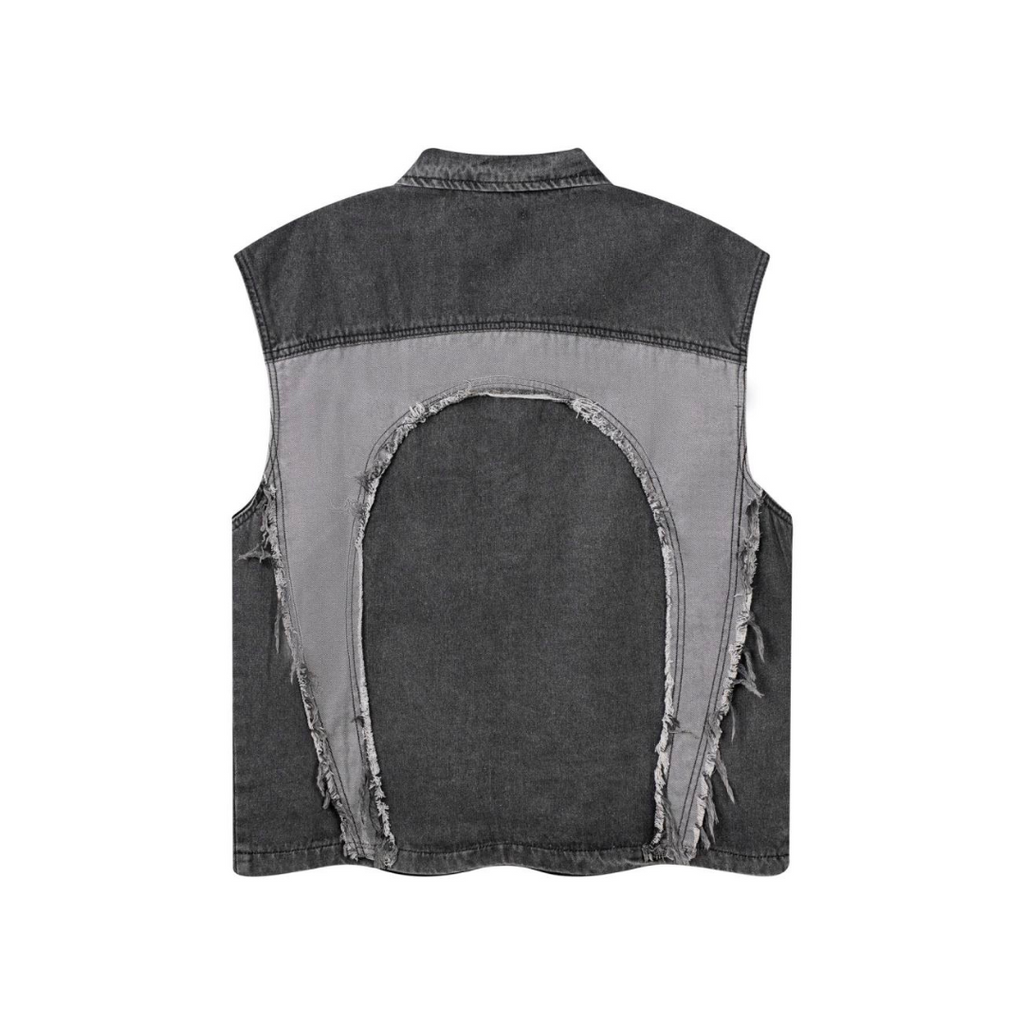 Shredded Core Denim Vest