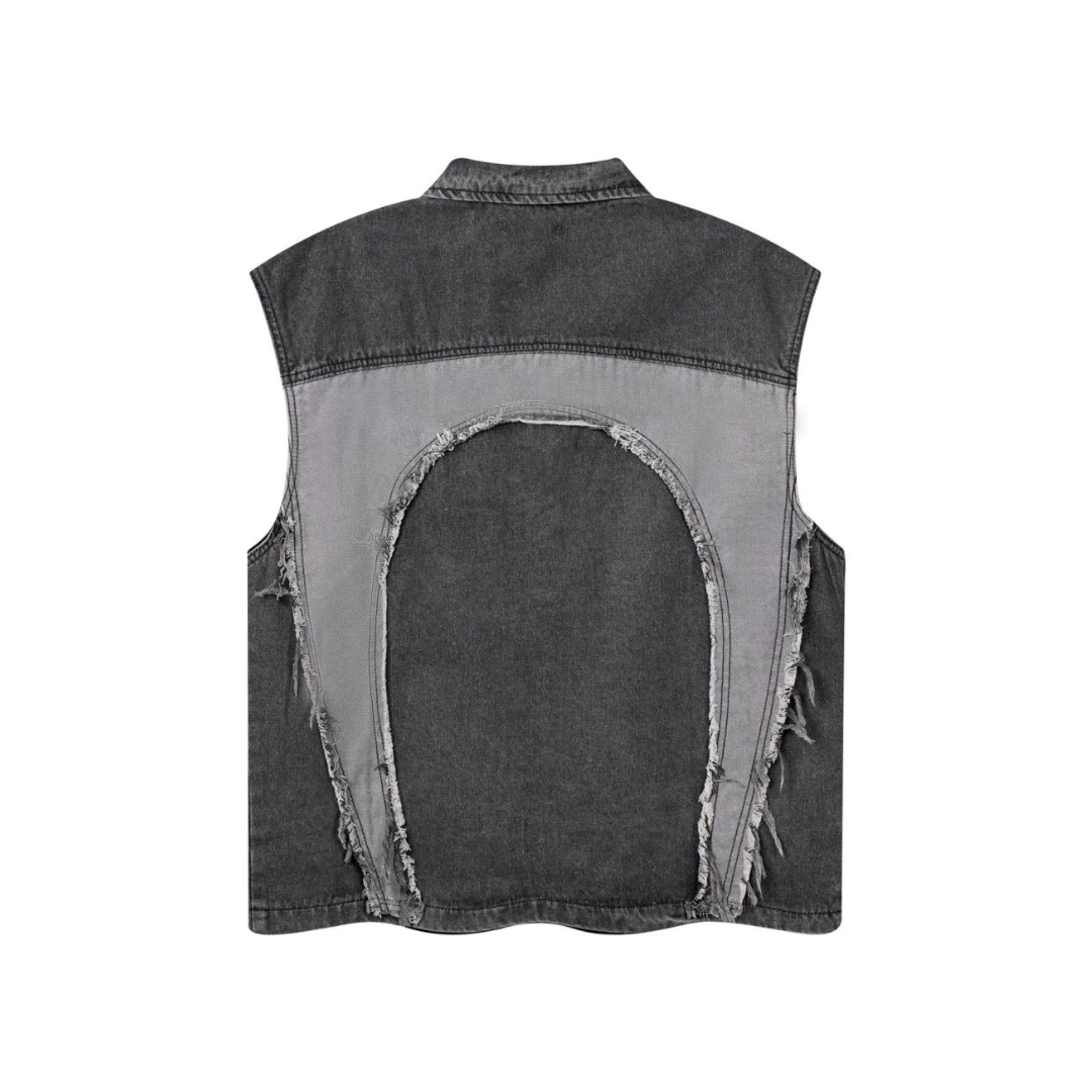 Shredded Core Denim Vest