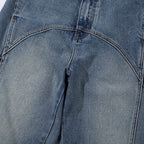 Arc Seam Wide Leg Jeans