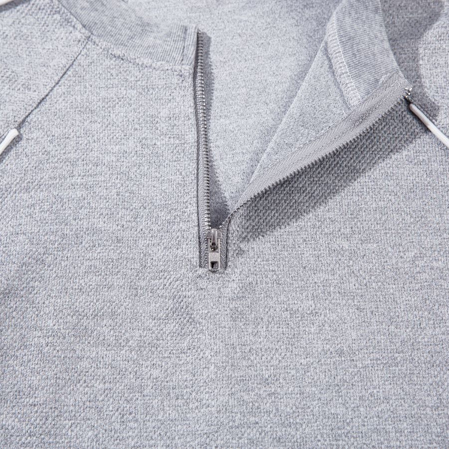 Piped Quarter-Zip Jersey