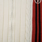 Varsity Stripe Zip Cardigan Sweater