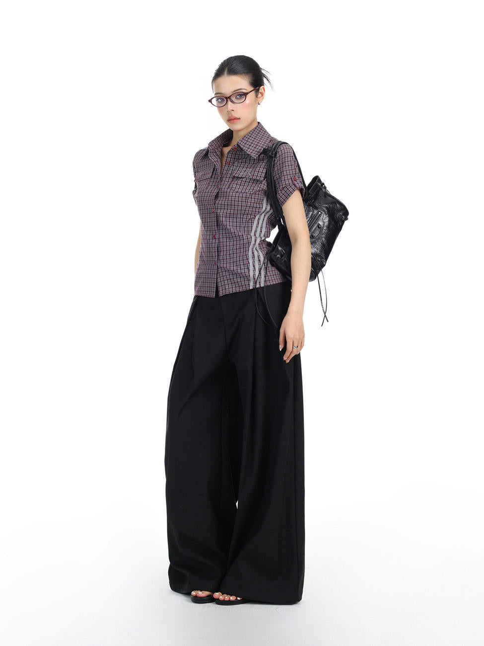 Ravenfield Plaid Shirt Top