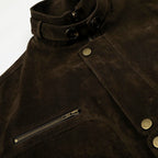 Outlaw Buckle Leather Jacket
