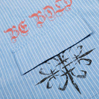 Azure Crest Pinstripe Shirt