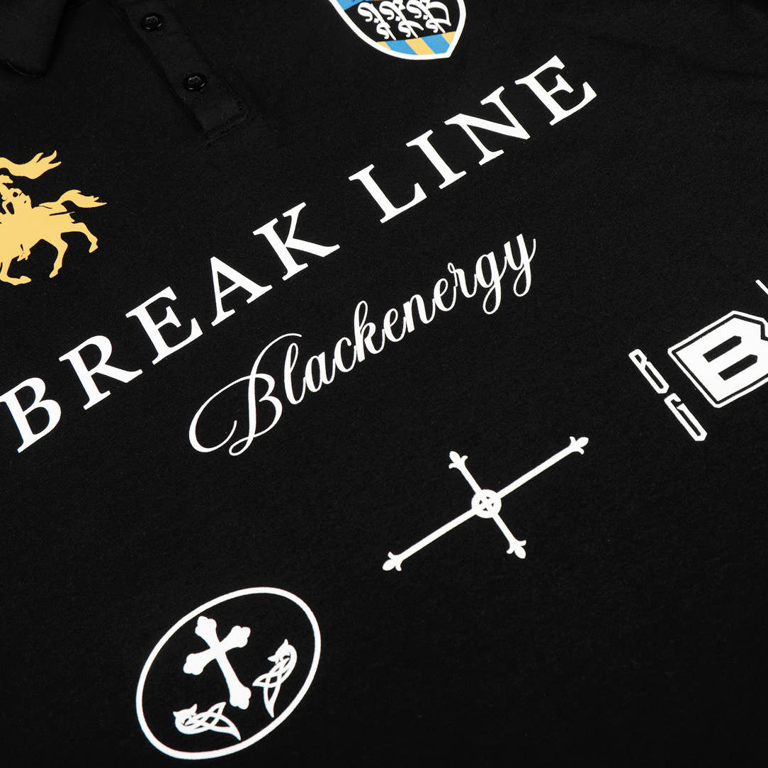 Breakline Crest Polo Long Sleeve T-shirt
