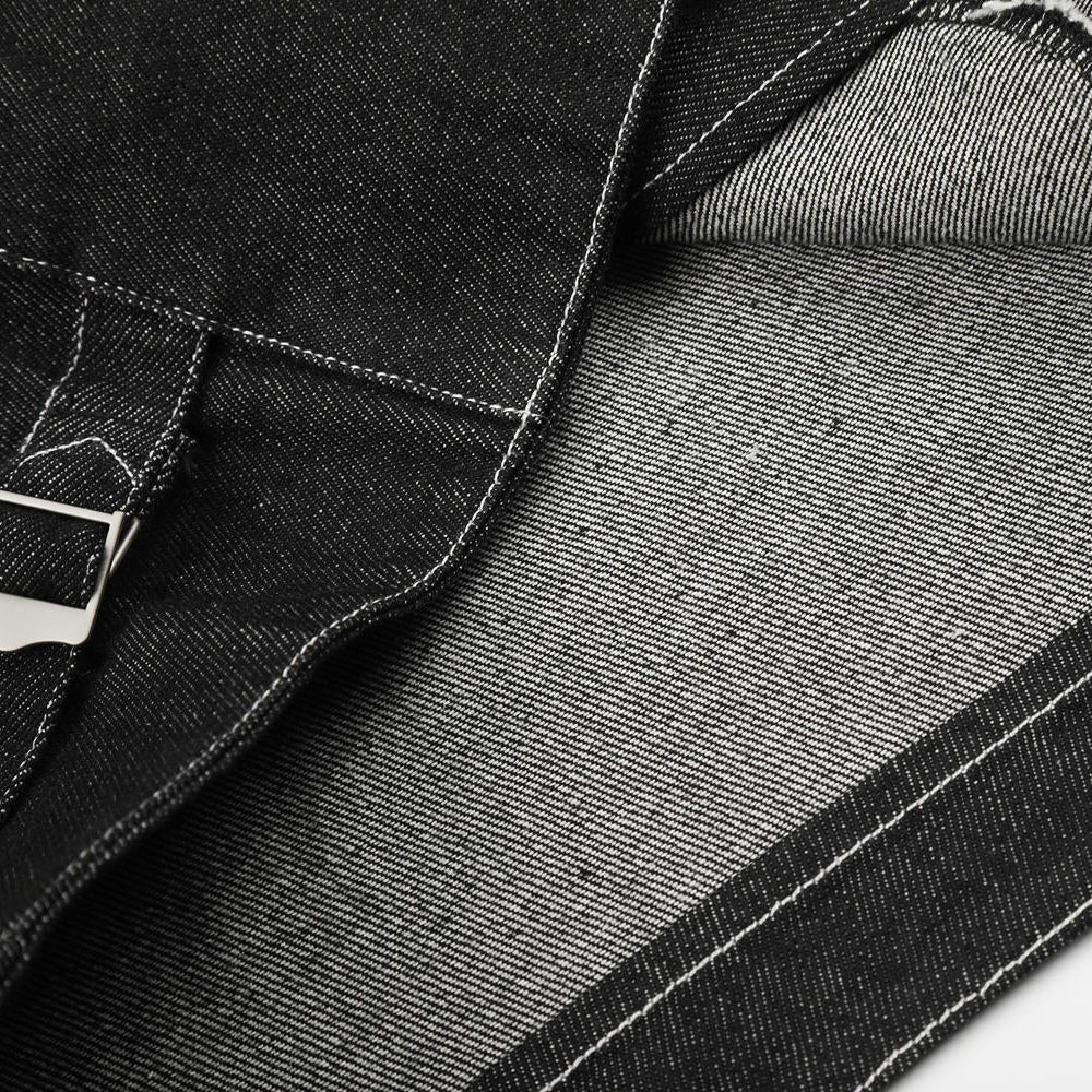 Circuit Contrast-Stitch Biker Jacket
