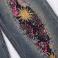 Flora Patch Work Jeans