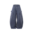 Paneled Utility Barrel Pants
