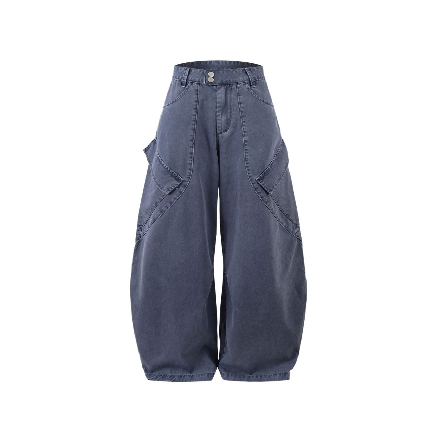 Paneled Utility Barrel Pants
