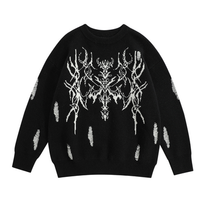 Shadow Weaver Knit Sweater