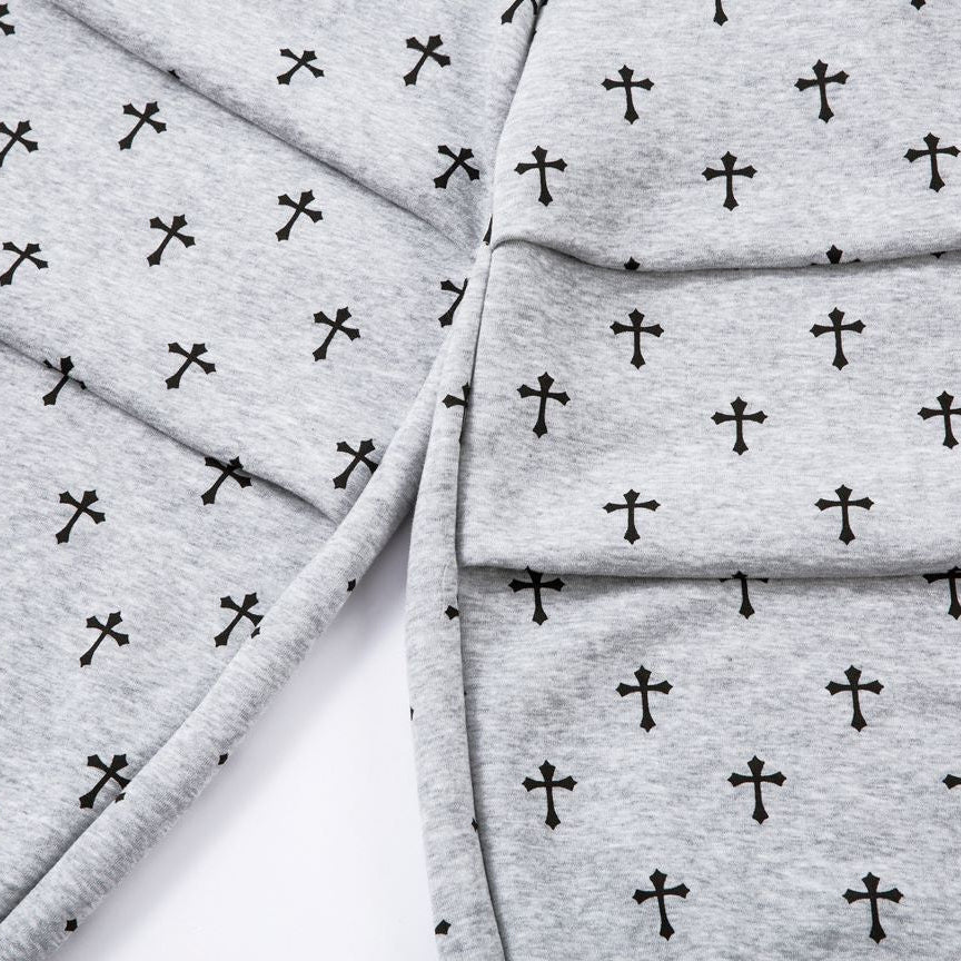 Gothic Cross Baggy Sweatpants