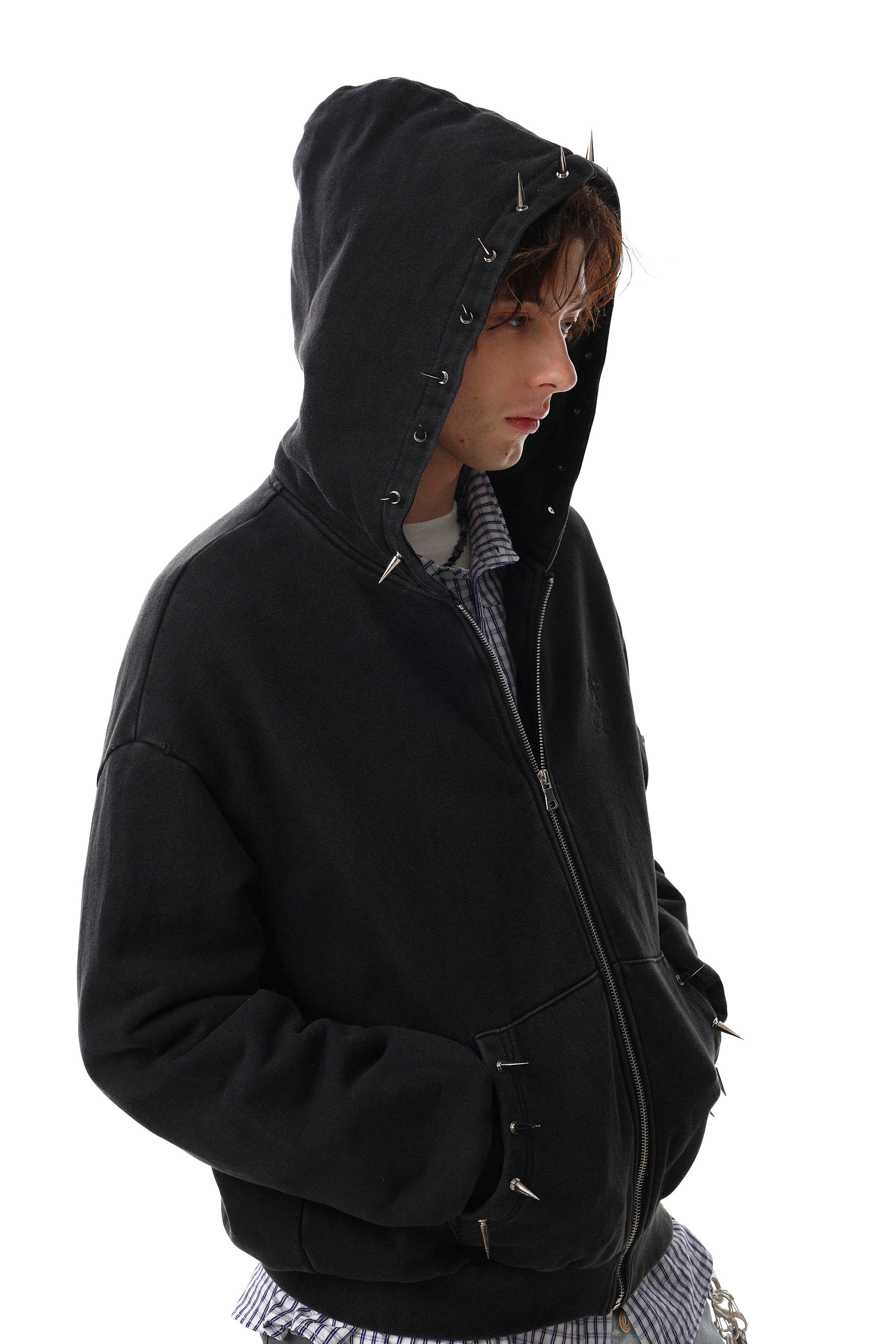 Ironspike Washed Zip Hoodie