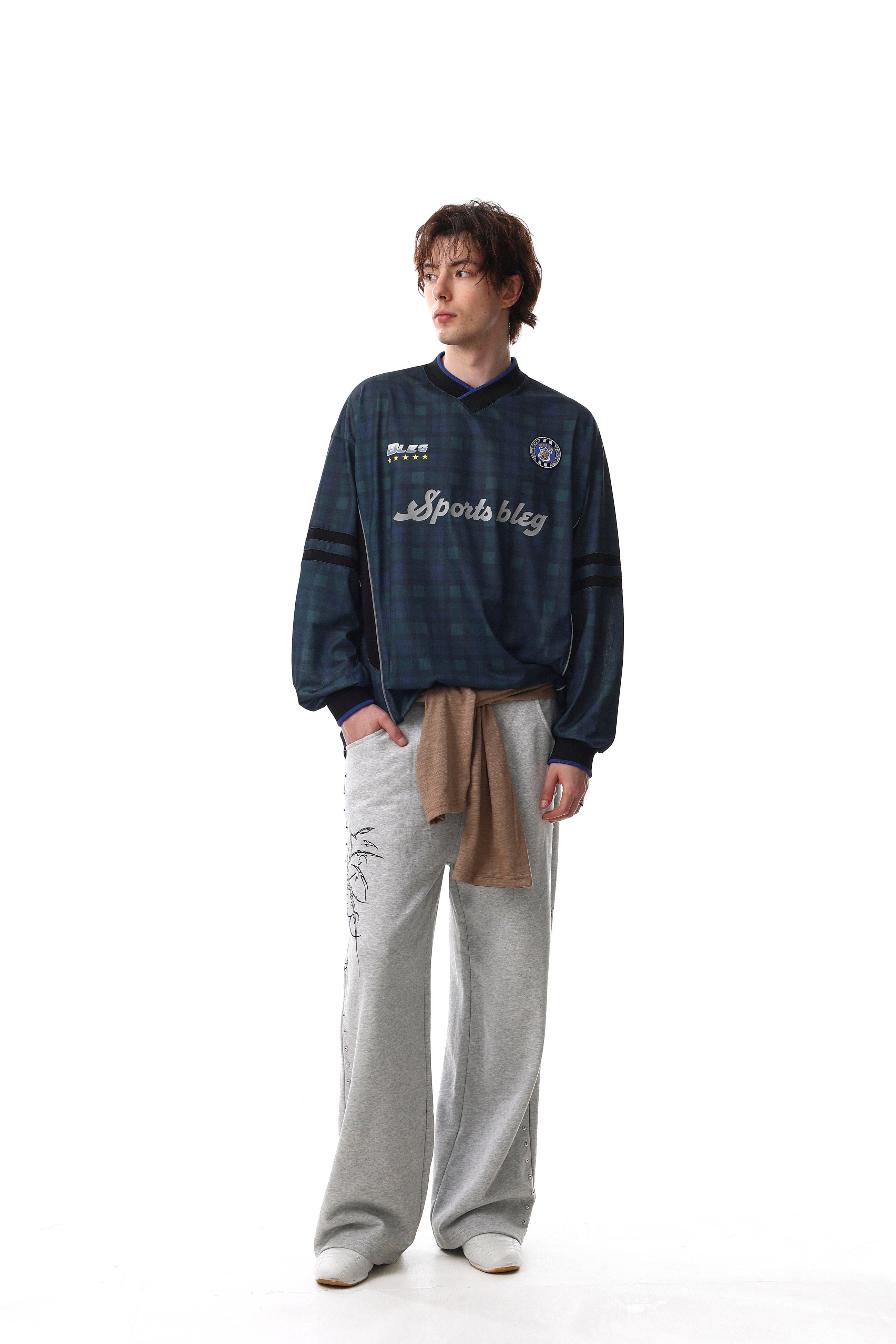 Heritage Grid Long Sleeve Jersey