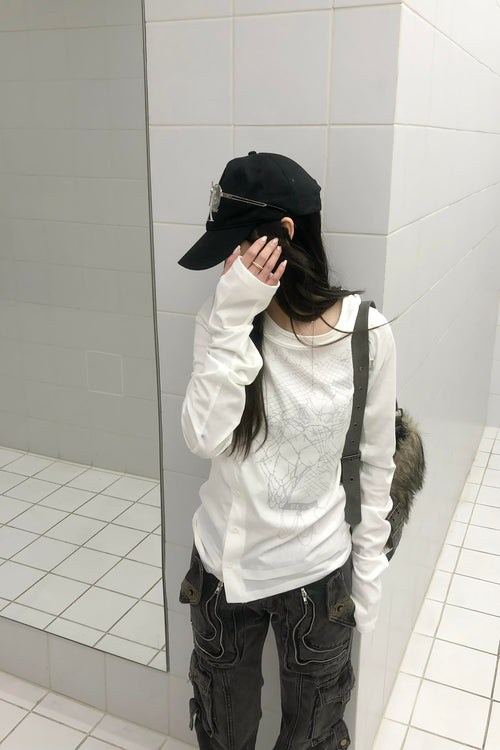 Ivory Veil Long Sleeve