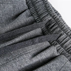 Close-up of gray fabric with a textured pattern