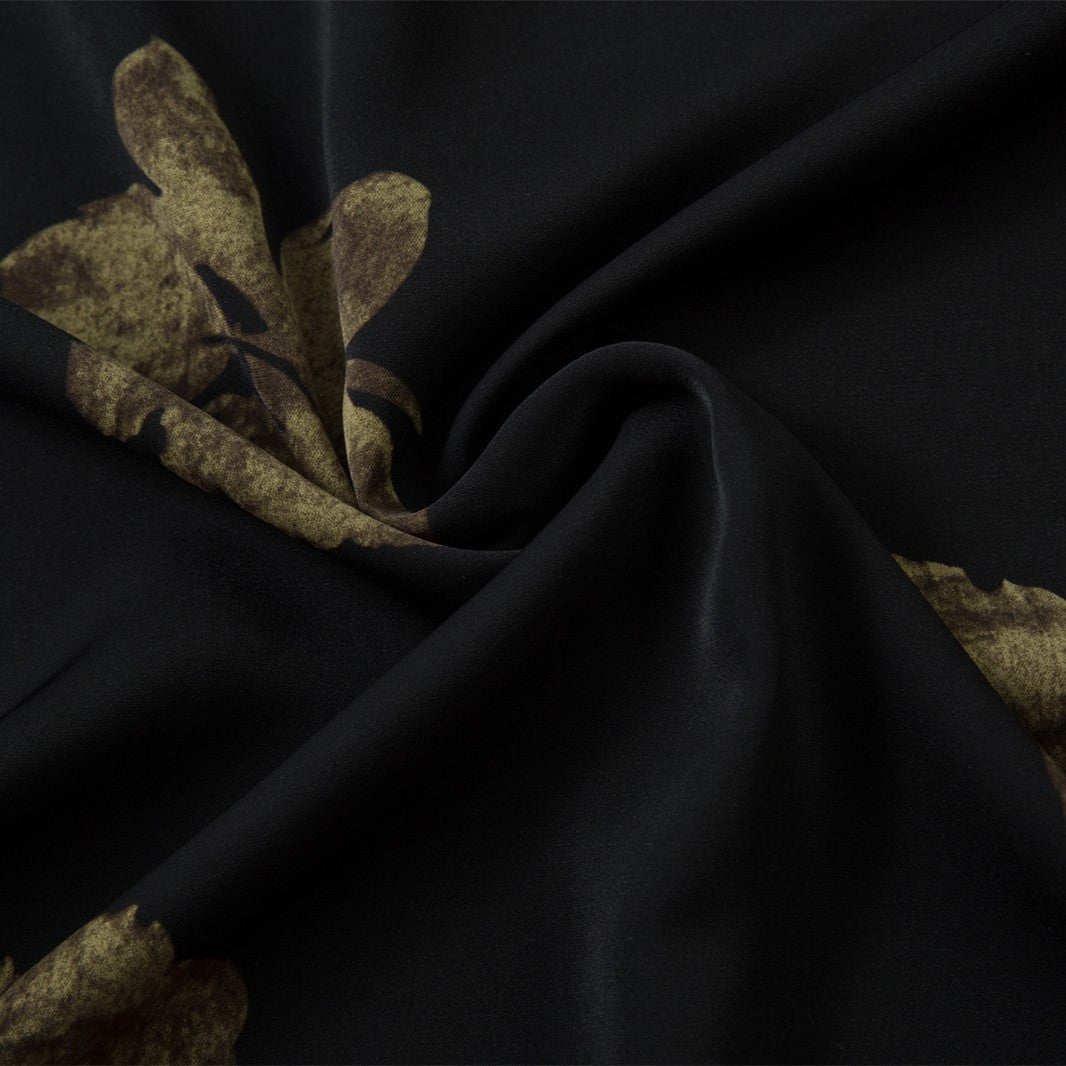 Dark Floral Button-Down Shirt - h0neybear