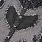 Shredded Core Denim Vest
