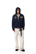 Crowncrest Distressed Hoodie