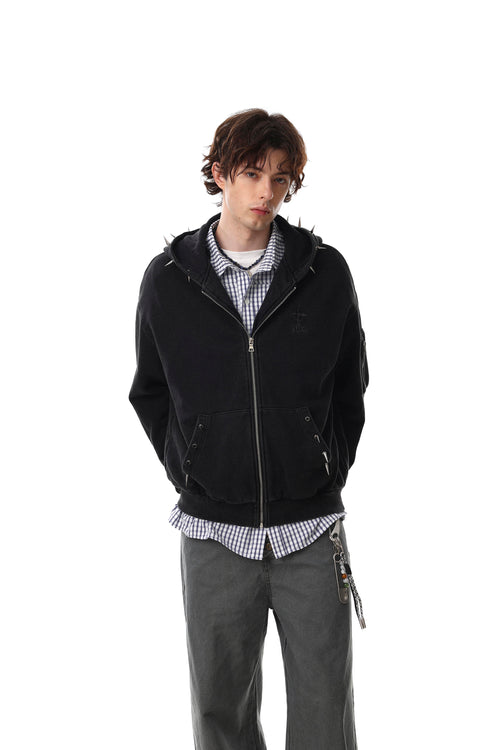 Ironspike Washed Zip Hoodie