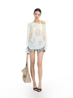 Moonlit Heirloom Long Sleeve Top