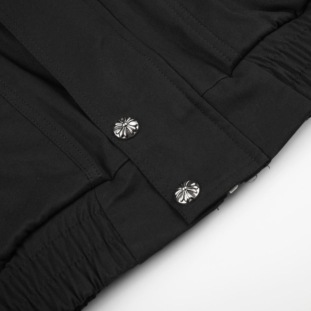 Apex High-Neck Cargo Bomber Jacket
