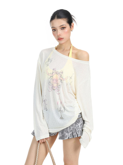 Moonlit Heirloom Long Sleeve Top
