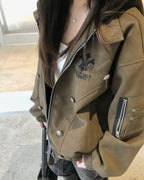 Ironcrest Hooded Leather Jacket