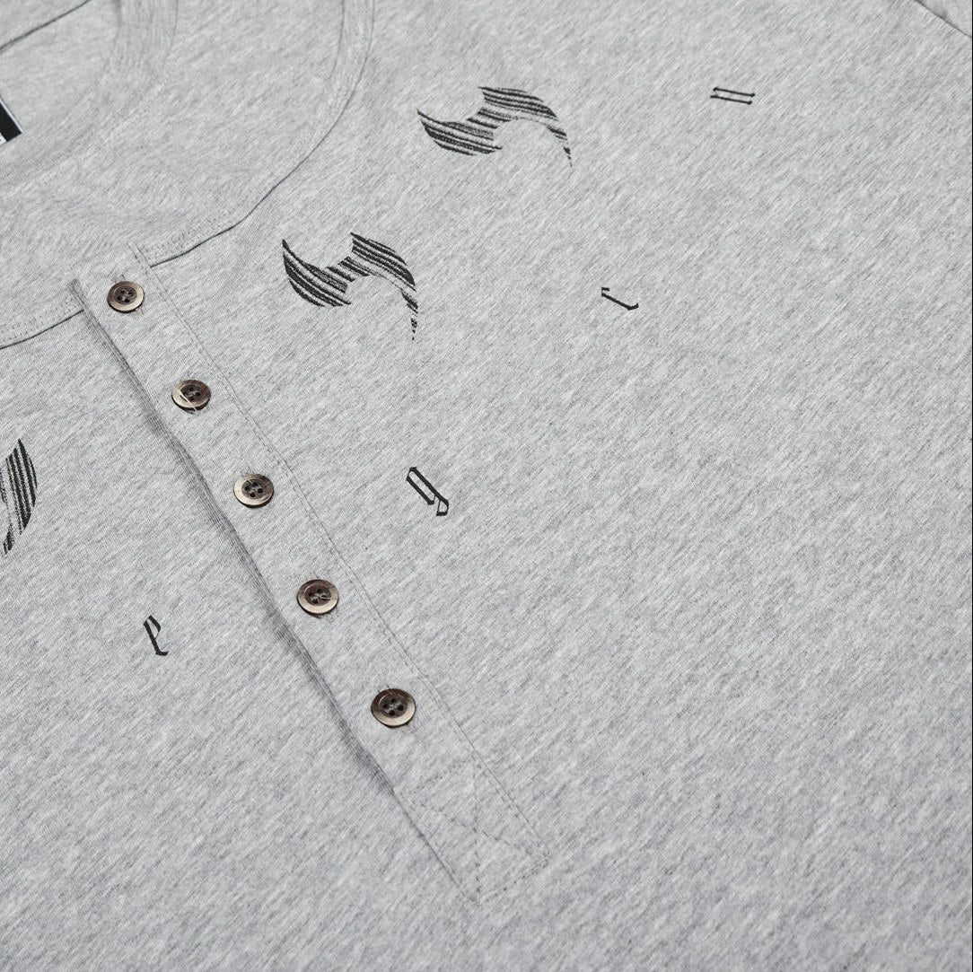 Voidline Henley Long Sleeve T-shirt