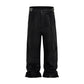 Noir Buckle Accent Pants