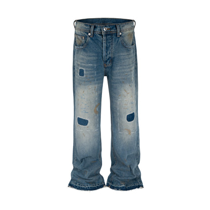 Reworked Shabby Jean Pants